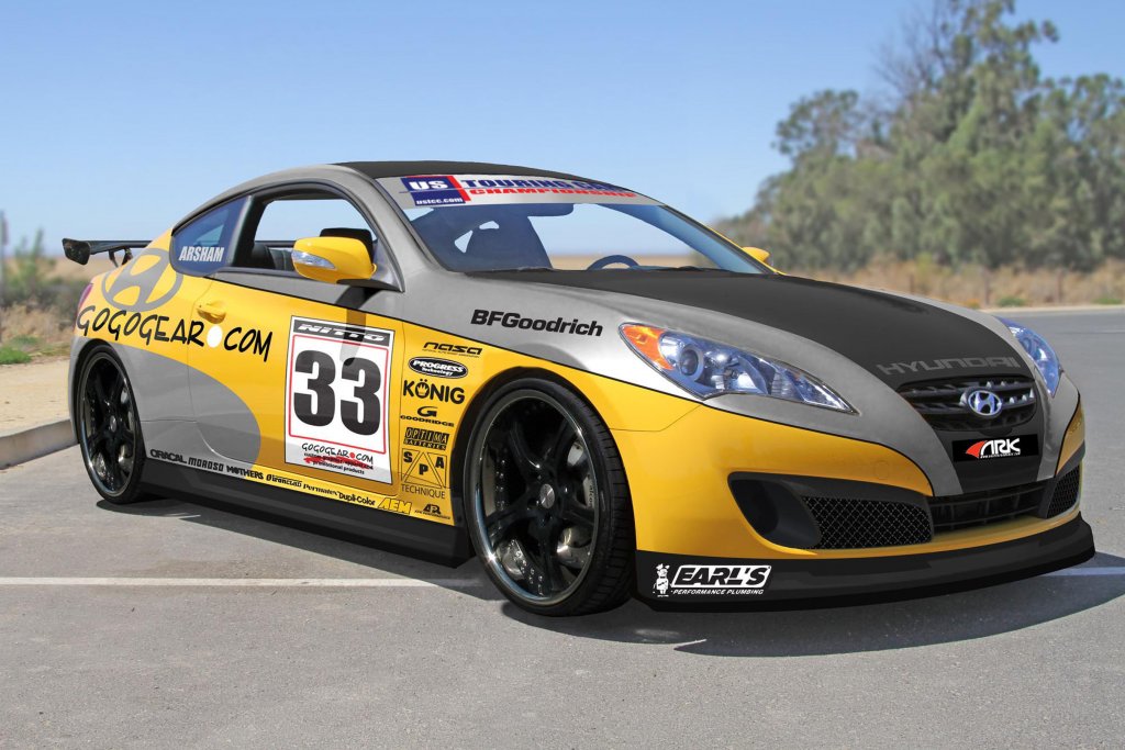 The Gogogear Racing Genesis Coupe emphasizes racing reliability and high-end performance capabilities.
