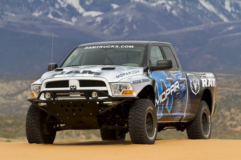 Turning Dodge trucks into desert racers.