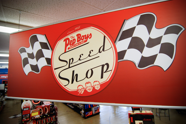 Even at 90, there’s no slowing The Pep Boys—or the chain’s new in-store Speed Shops.