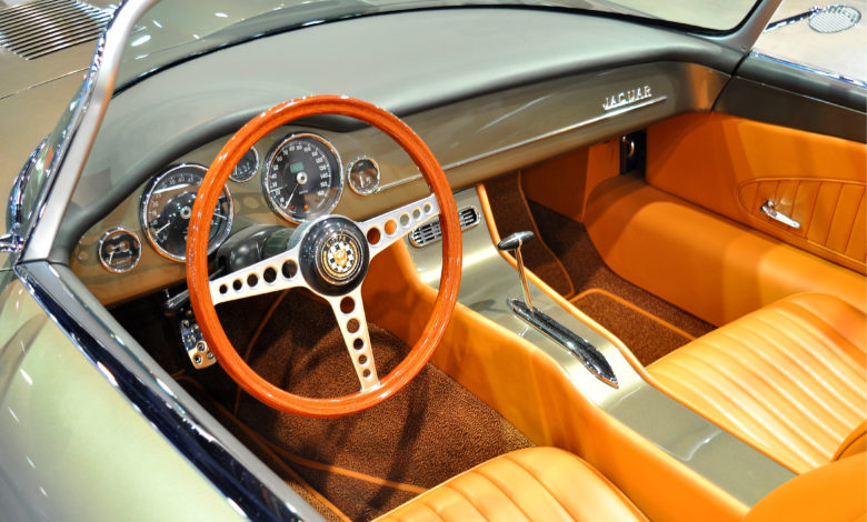 Car Interior Paint Used to Restyle Jaguar XKE Interior