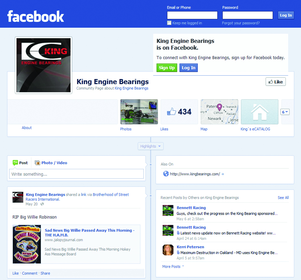 King Facebook