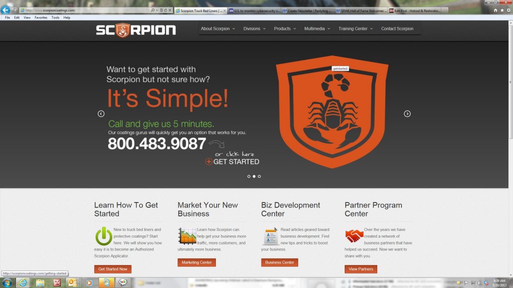 Scorpion web