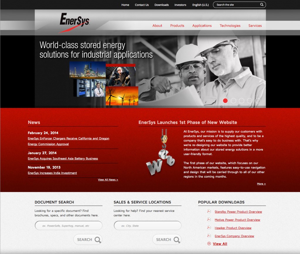 EnerSys-HomePage