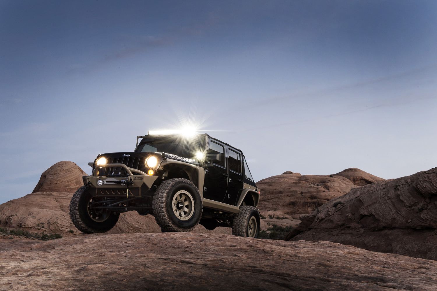 The COMMANDO Jeep concept by Dealer Services International and Hendrick Dynamics.