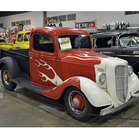 Customized truck seen at the 2016 Detroit Autorama