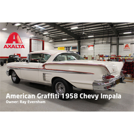 The 1958 Chevrolet Impala featured in the movie, American Graffiti