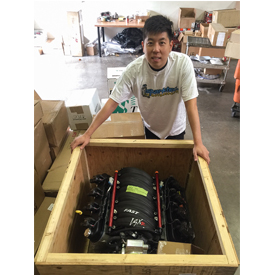 James Kang with his new Duttweiler Performance LS3 Motor