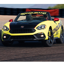 Fiat 124 Spider Abarth at the Bob Bondurant School of High Performance Driving