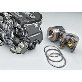 Federal-Mogul Powertrain pistons and rings for new six-cylinder diesel engine