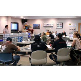 Photo from PPG's two-day restoration seminar at the company’s Business Development Center in Wixom, Michigan