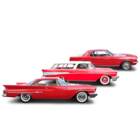 The Drive Home II will feature ACM’s 1957 Chevrolet Nomad, 1961 Chrysler 300G and 1966 Ford Mustang, all of which completed the