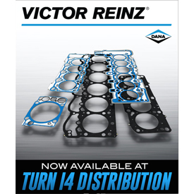 Victor Reinz is now available through Turn 14 Distribution