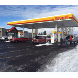 Pit stop during The Drive Home: The Heritage Run