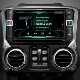 The new all-weather X209-WRA by Alpine Electronics for Jeep Wrangler
