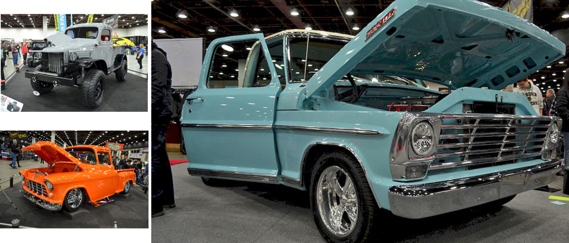 Trucks at the 68th Detroit Autorama