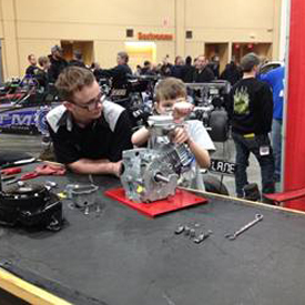 The Junior Engine Challenge presented by Racequip will be featured at Hot Rodders of Tomorrow JR Dragster Series & the Midwest J
