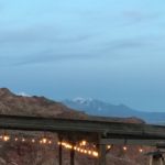 A view of the mountains from The Sunset Grill in Moab.