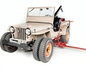 The 1946 Willys CJ-2A Farm Jeep owned by Omix-ADA