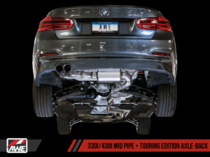 AWE Tuning's BMW F30Â 330i/430i Exhaust Suite