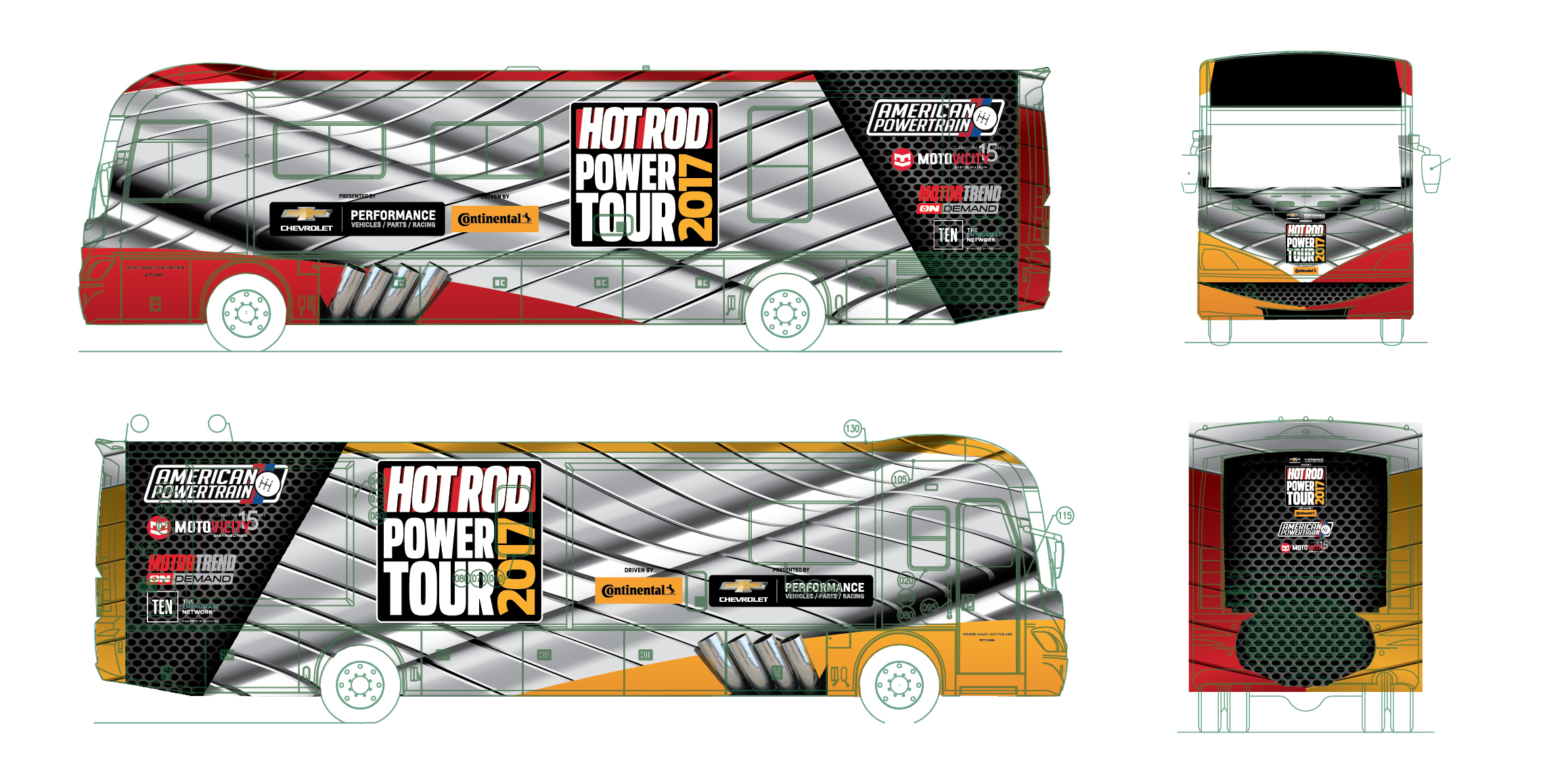 Power Tour Bus Schematic