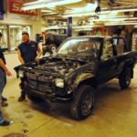 Auto tech students at Freedom High School are preparing this truck for a transformation in time for the 2017 SEMA Show