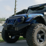 Fab Fours' Blueberry Jeep Wrangler