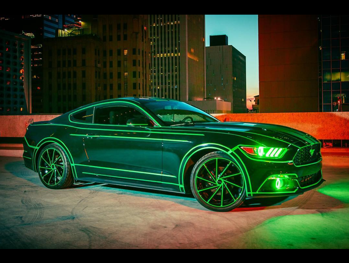 Tron Inspired Green Machine Hits The Streets The Shop Magazine