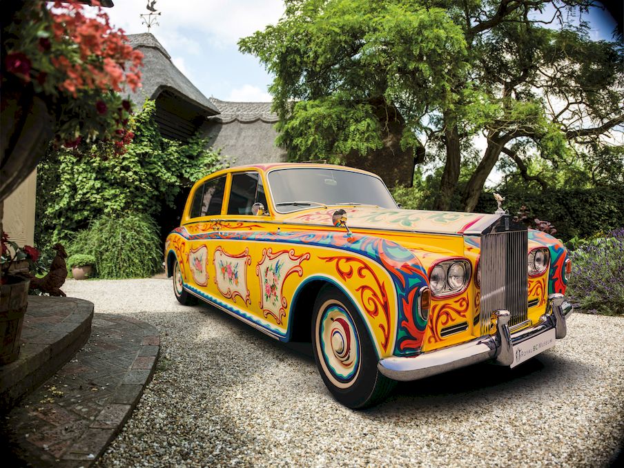 John Lennon’s colorful Rolls-Royce Phantom V