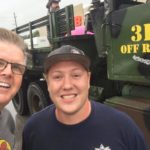Travis Herzing (right) with Texas Lt. Gov. Dan Patrick. Patrick called said the 3P Offroad team "is what makes Texas great."