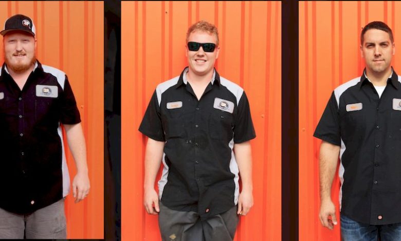 The 3P Offroad principal ownership. From left to right: Josh Herzing, Travis Herzing and Russell Coker