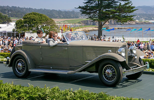 Elegance in Motion Trophy. 1932 Packard 906 Twin Six Dietrich Convertible Victoria