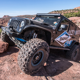 One of the Dana-owned Jeeps featured on the History show "Itâ€™s How You Get There"