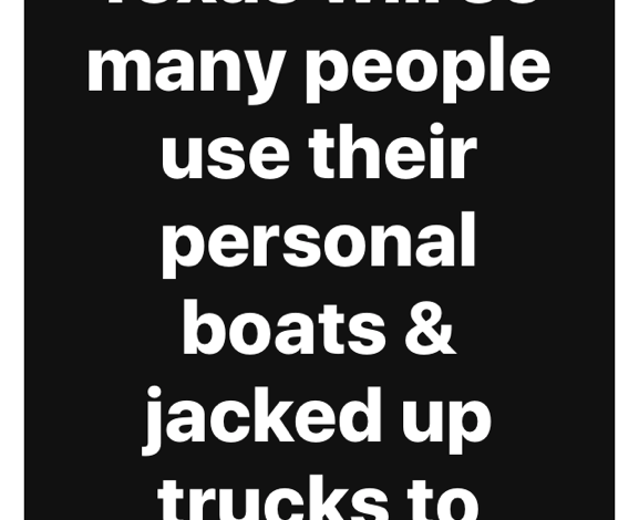 A quote by Jeremy Komorn, the South Texas/Oklahoma regional manager of 4 Wheel Parts, who delivered supplies to 4 Wheel Parts re