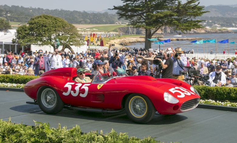 First in Class: M3-04 Ferrari Major Race Winner. 1957 Ferrari 315 S Scaglietti Spider John & Gwen McCaw 1955 Ferrari 375 Plus Pi