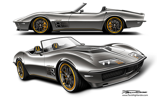1972 Menace Corvette