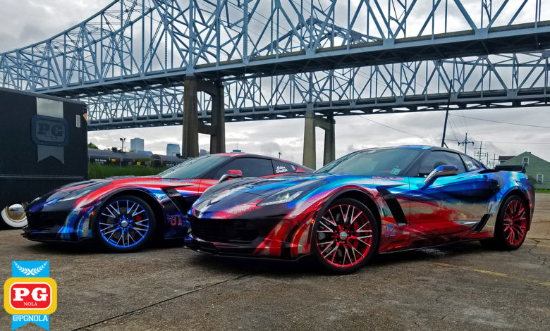 2017 Chevy Callaway Z06 Corvette wrapped by PG NOLA