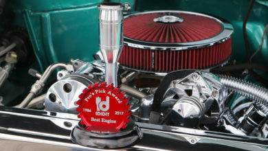 Ron Beck's 1955 Chevy 210 Sedan won Best Engine
