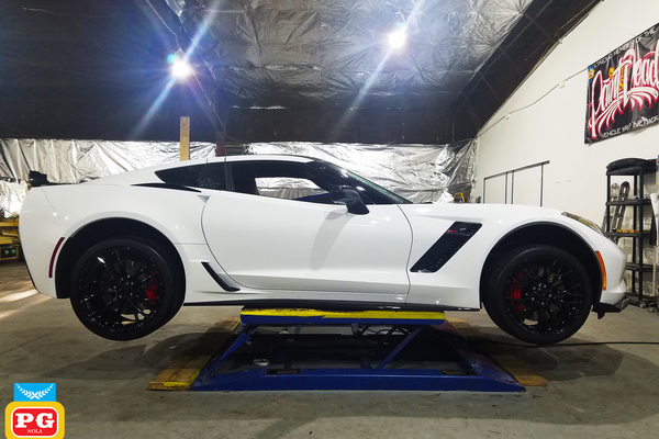 The 2017 Chevy Callaway Z06 Corvette wrapped by PG NOLA, the top North American entry in Wrap Like a King