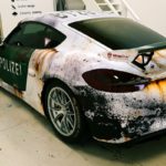Before: The 2016 Cayman GT4 Cup wrapped by Wrapstyle Denmark, the top Europe entry in Wrap Like a King