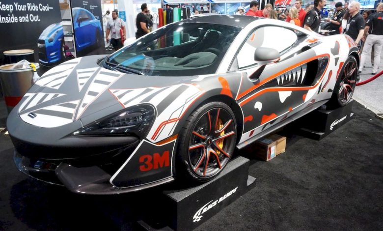 The winning wrap by Team 11 in the 3M 1080 Live Wrap Competition at the 2017 SEMA Show in Las Vegas