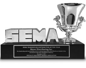 Meyer Distributing earned some serious hardware at the 2017 SEMA Show in Las Vegas