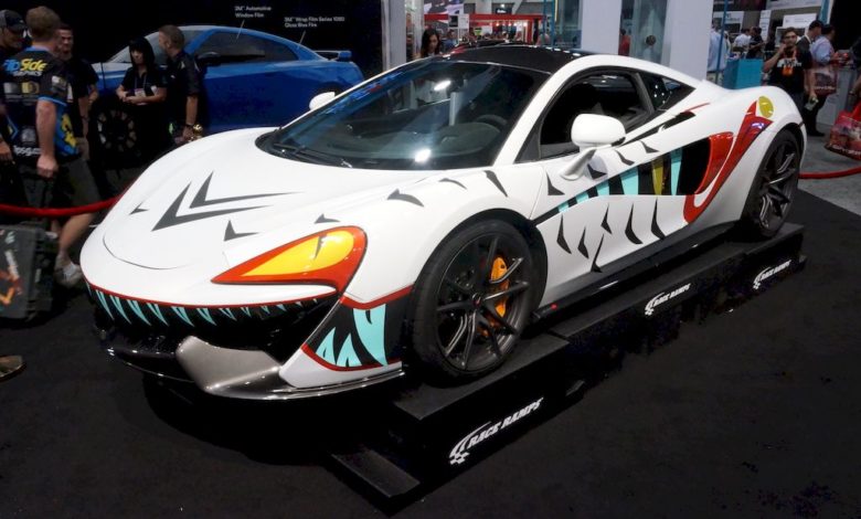 The wrap by Team 2 in the 3M 1080 Live Wrap Competition at the 2017 SEMA Show in Las Vegas