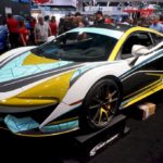 The wrap by Team 7 in the 3M 1080 Live Wrap Competition at the 2017 SEMA Show in Las Vegas