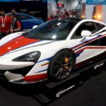 The wrap by Team 8 in the 3M 1080 Live Wrap Competition at the 2017 SEMA Show in Las Vegas