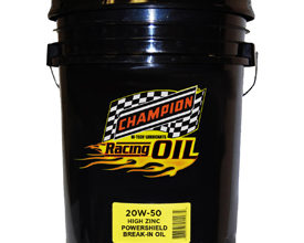 PowerShield 20w-50 motor oils by Champion Oil
