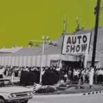 A fun throwback to yesteryear was the mounting of historic images of the earlier times of the LA Auto Show, and it showed the ob
