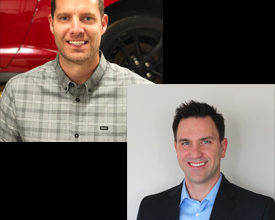 Jesse Powell, left, and Bob Engel, right, recently acquired GForce Performance Engineering