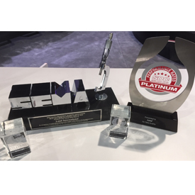 Lund's awards from the 2017 SEMA Show in Las Vegas