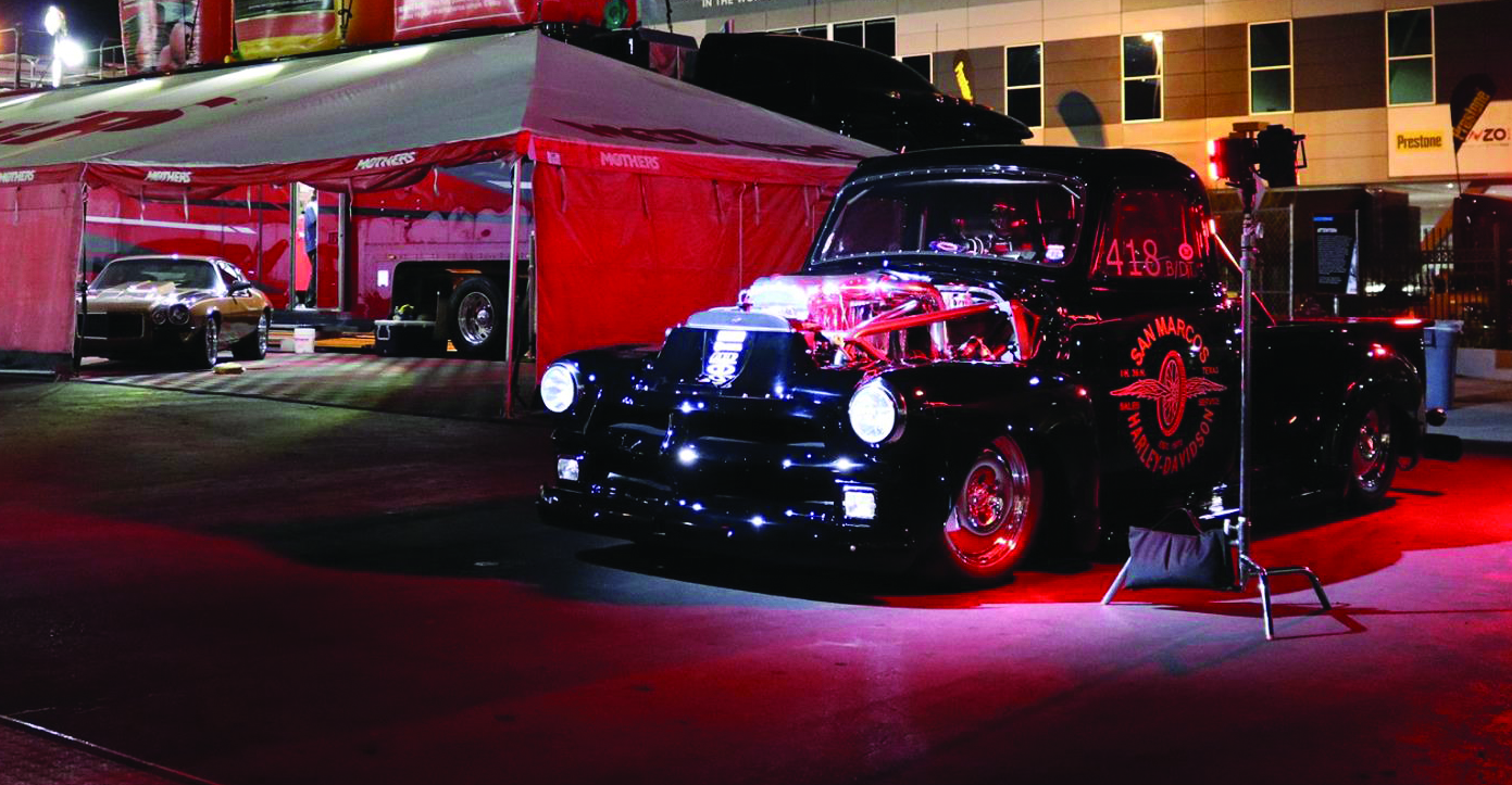 1954 land speed quad turbo Duramax diesel Chevrolet truck customized by Johnsonâ€™s Hot Rod Shop