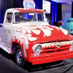 This 1956 Ford F-100 was Ed Roth's shop truck back in the dat and Galpin took the rig after it was found in an Oklahoma barn and